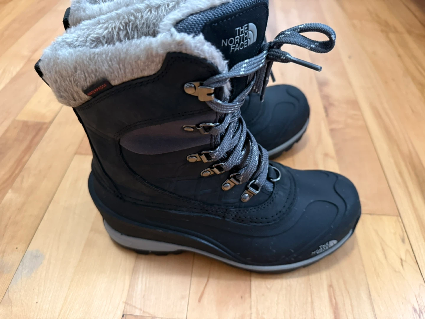 The North Face Black Insulated Winter Boots