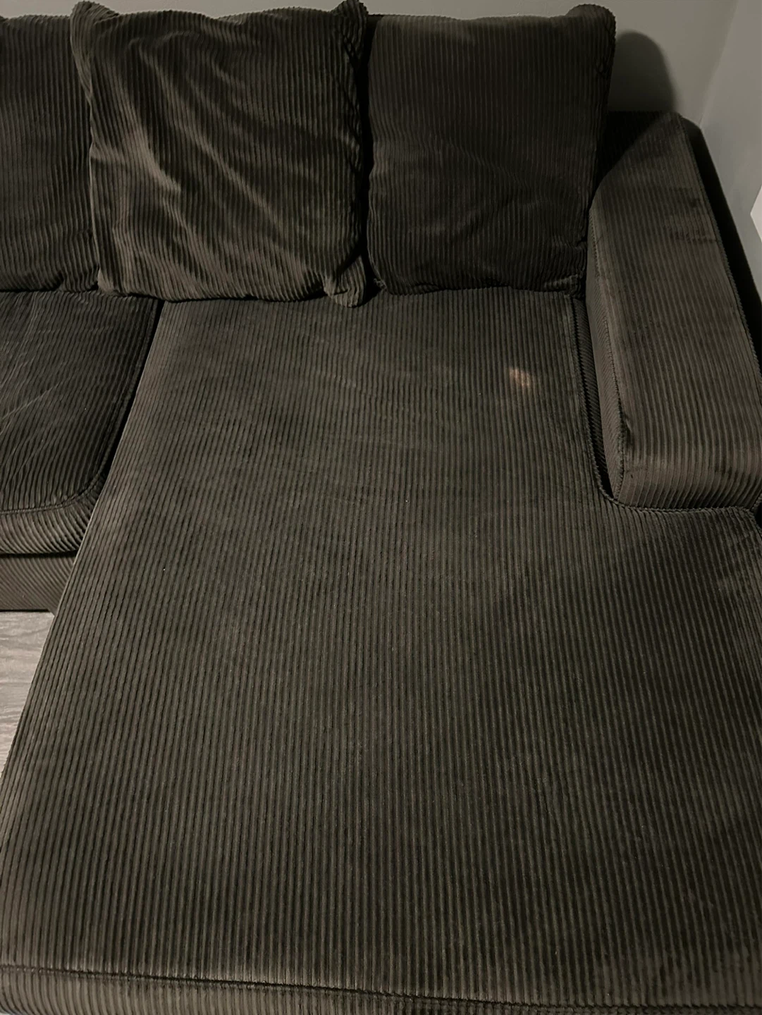 Dark Gray Sectional Sofa - photo 3