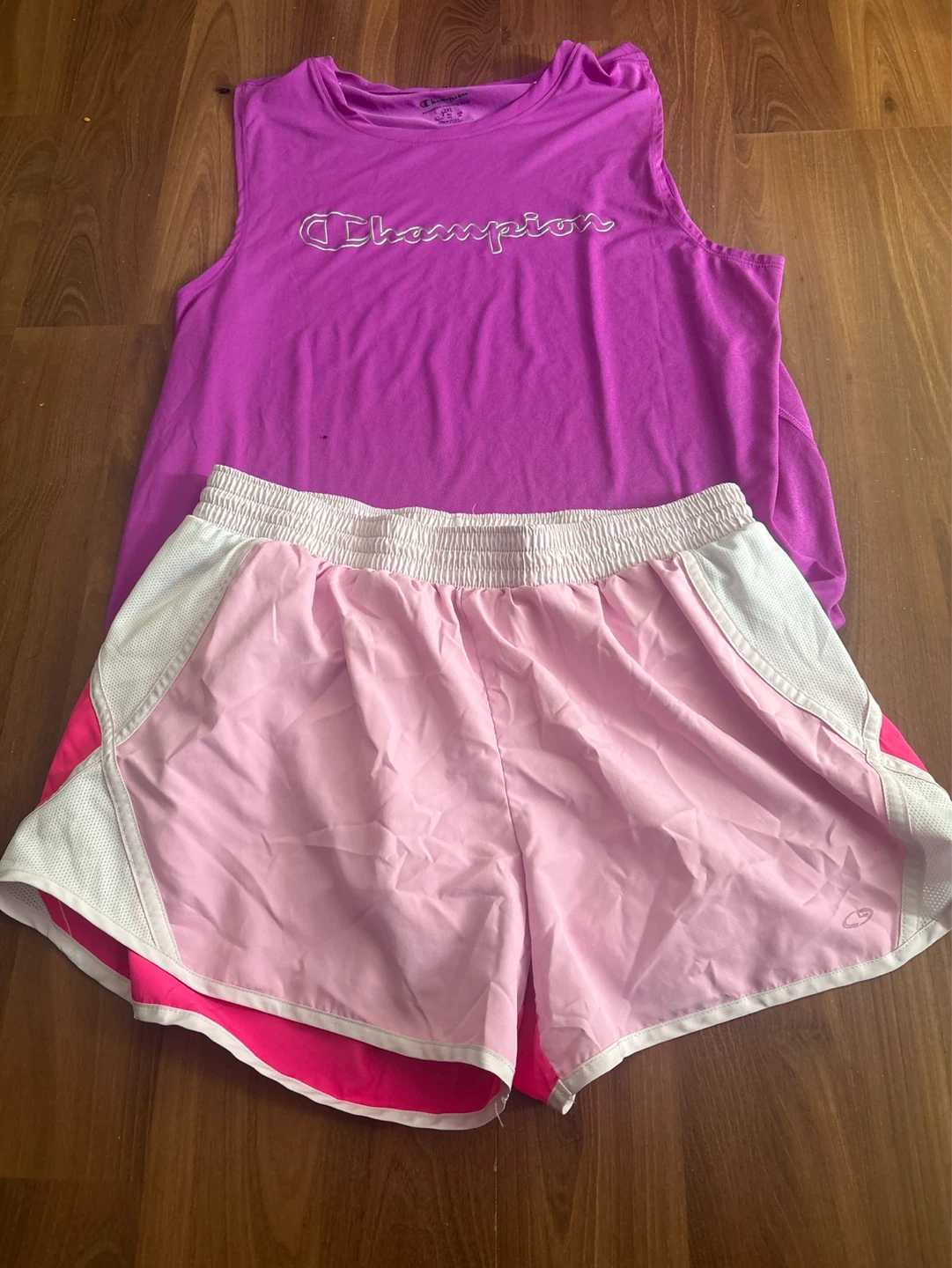 Champion Women's Athletic Tank Top and Shorts Set