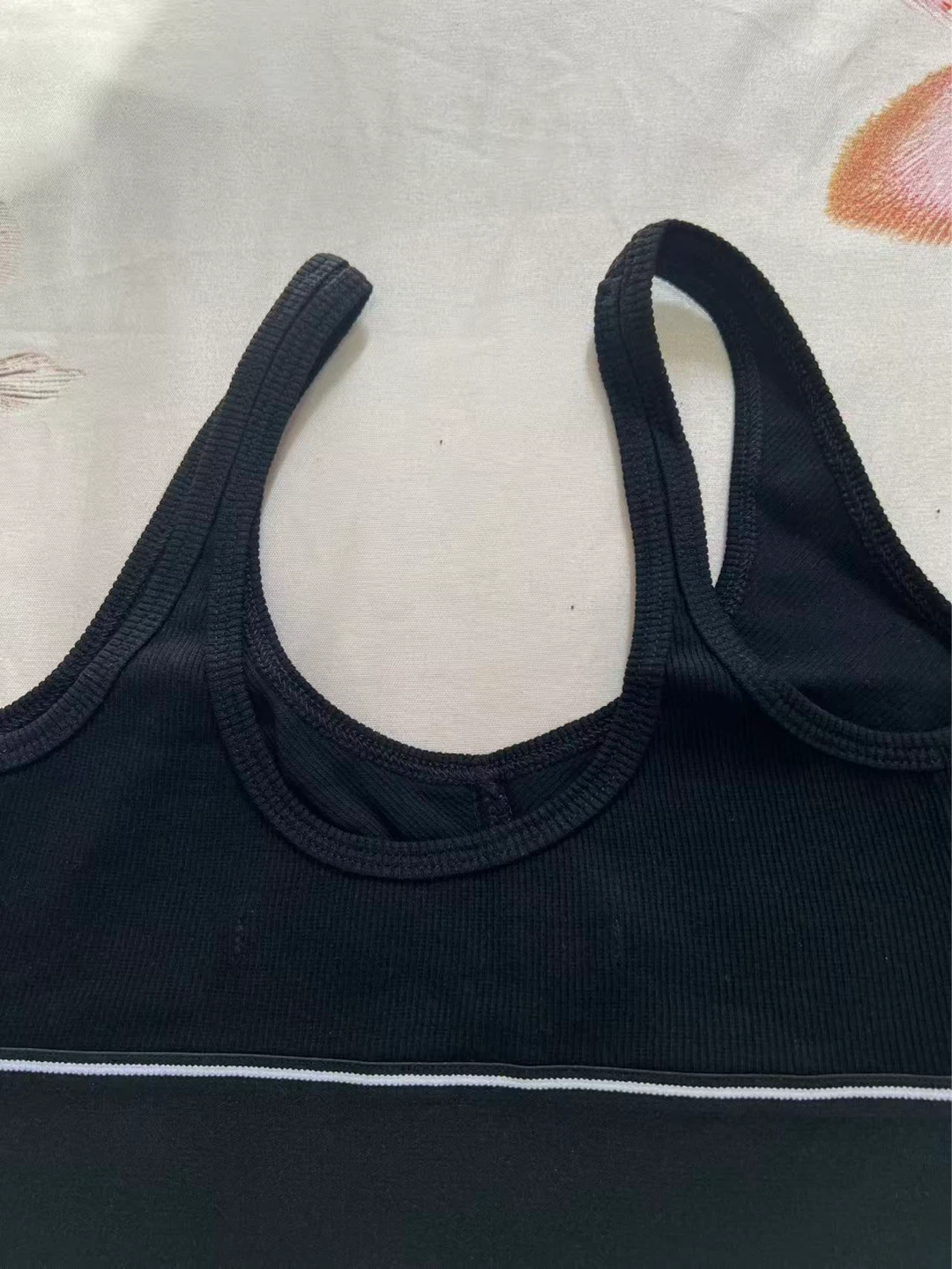 Alexander Wang Black Ribbed Sports Bra Top - photo 4