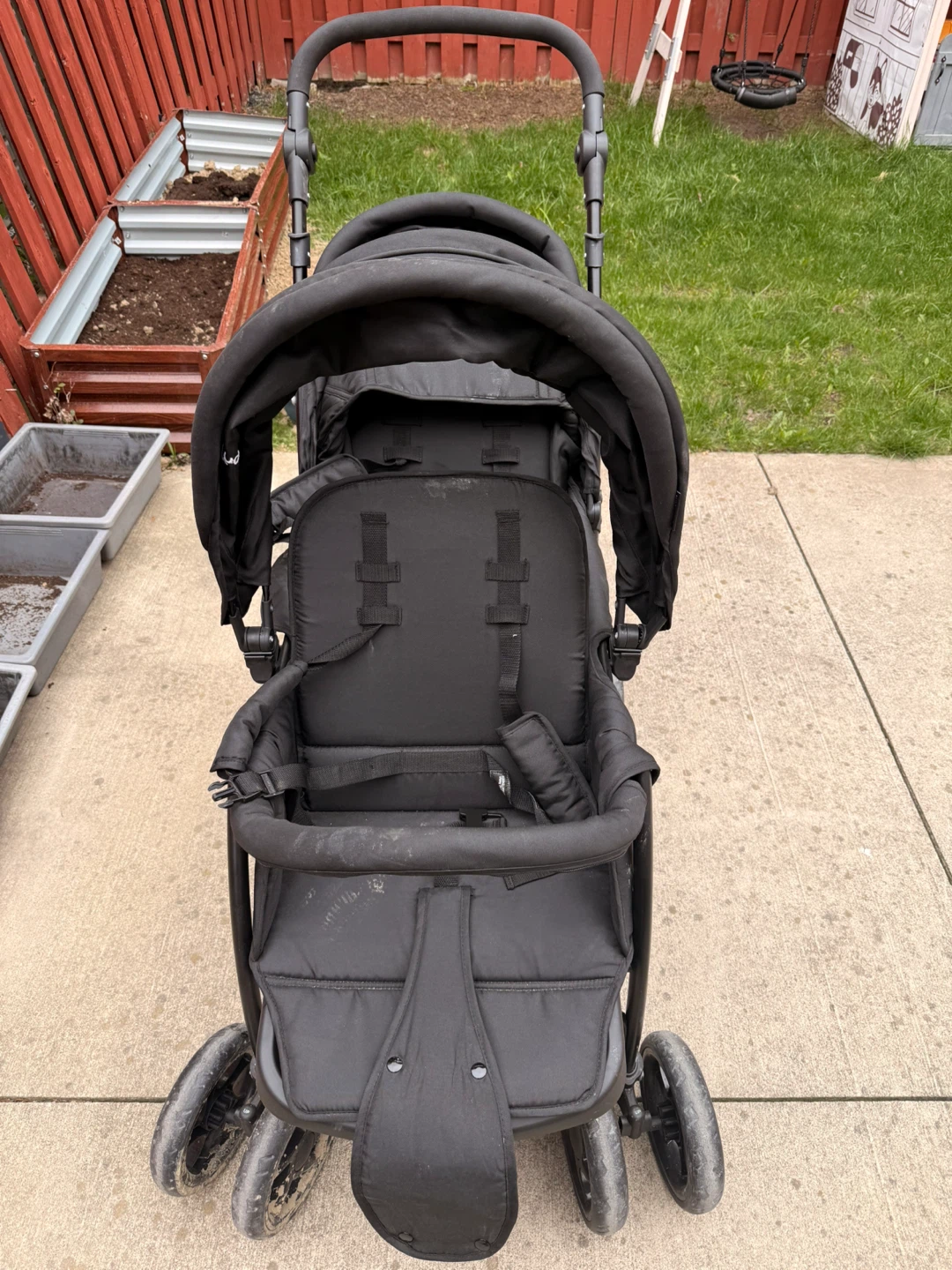 Black Double Stroller - photo 2
