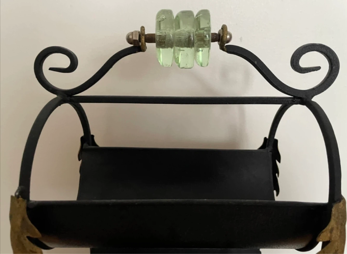 West Elm Art Deco Metal Wine Rack *New - photo 2