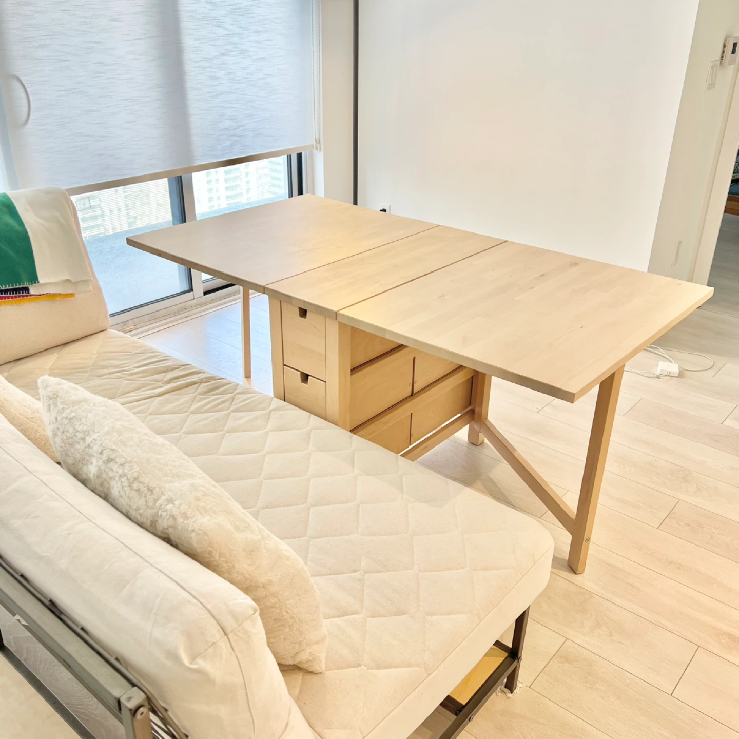 (Retail $450)IKEA Gateleg Dining/Study Table - Norden - photo 4