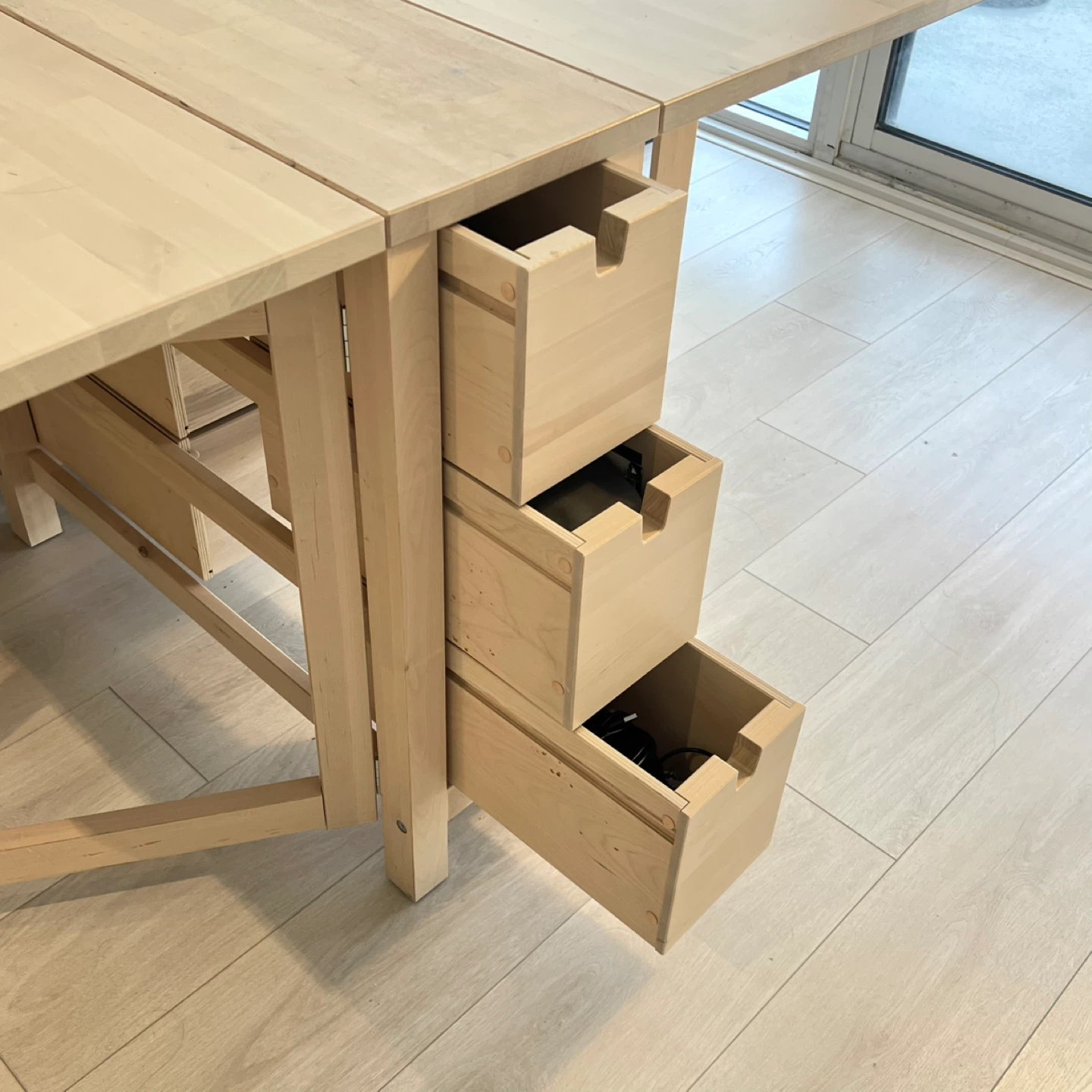 (Retail $450)IKEA Gateleg Dining/Study Table - Norden - photo 3