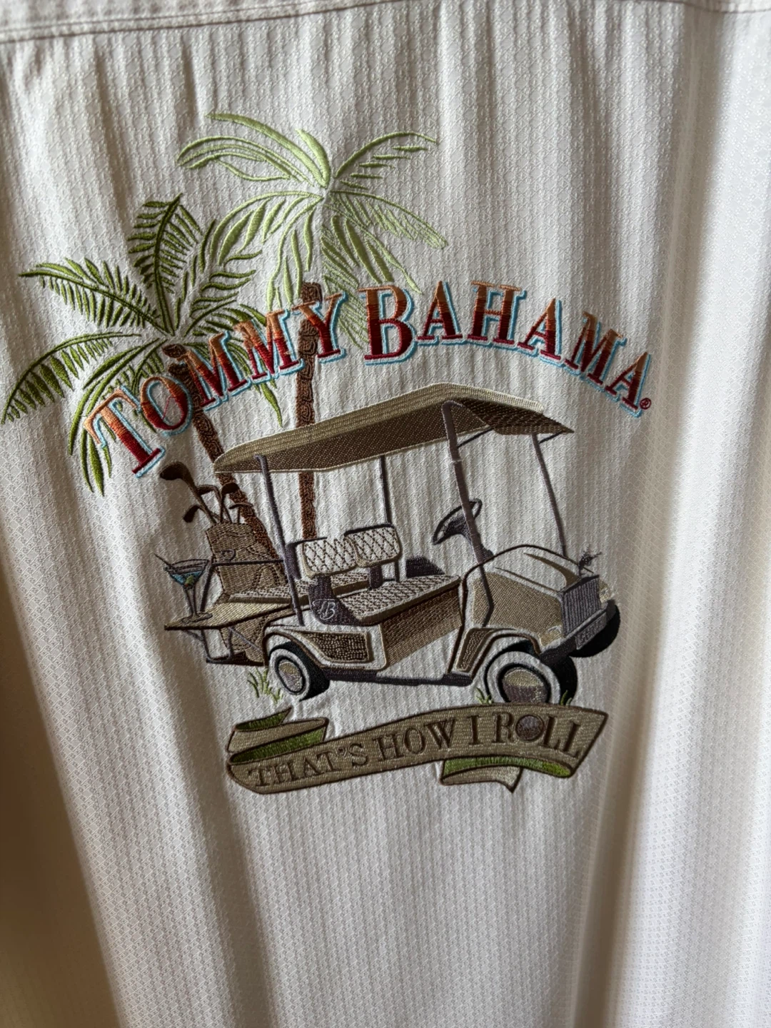 Tommy Bahama Men's XL Silk Blend Button-Up Shirt - photo 3
