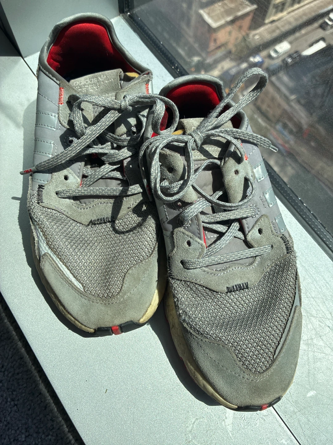 FREE Adidas Grey Running Shoes size US 5 UK 4 1/2