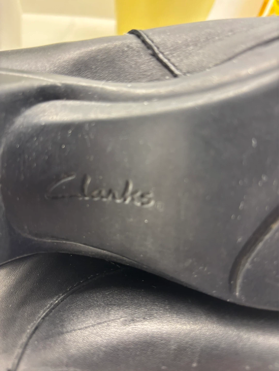 Clarks Black Leather Ankle Boots - Size 10 - photo 4