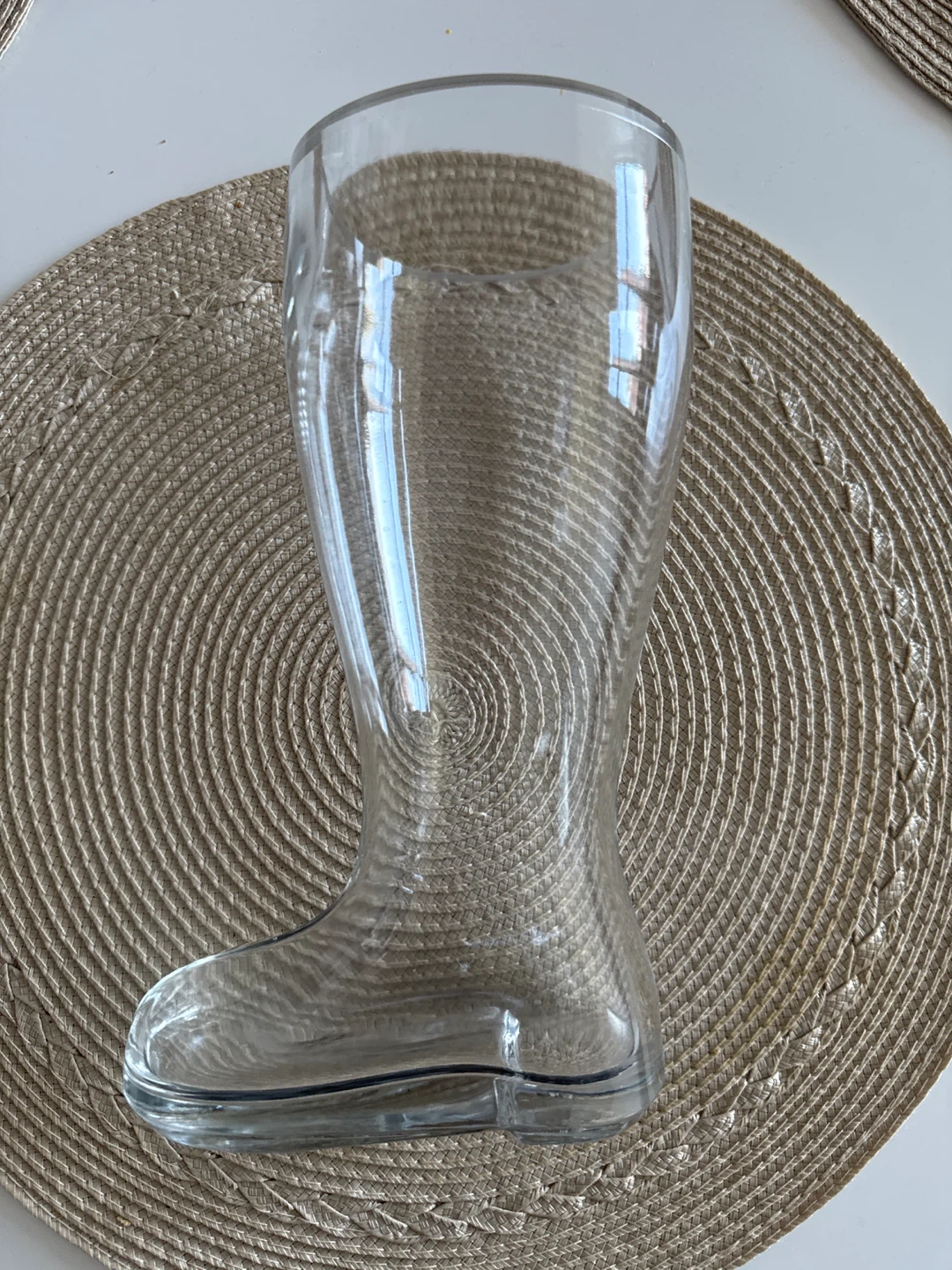 Glass Boot Vase or Drinking Glass