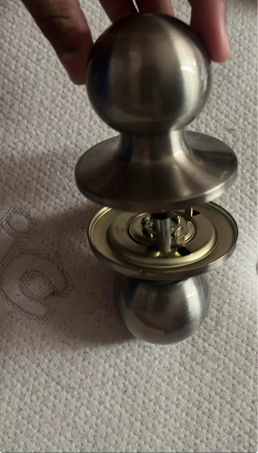 Defiant Saturn Collection Satin Nickel Passage Knobs - 6 Pack - photo 3