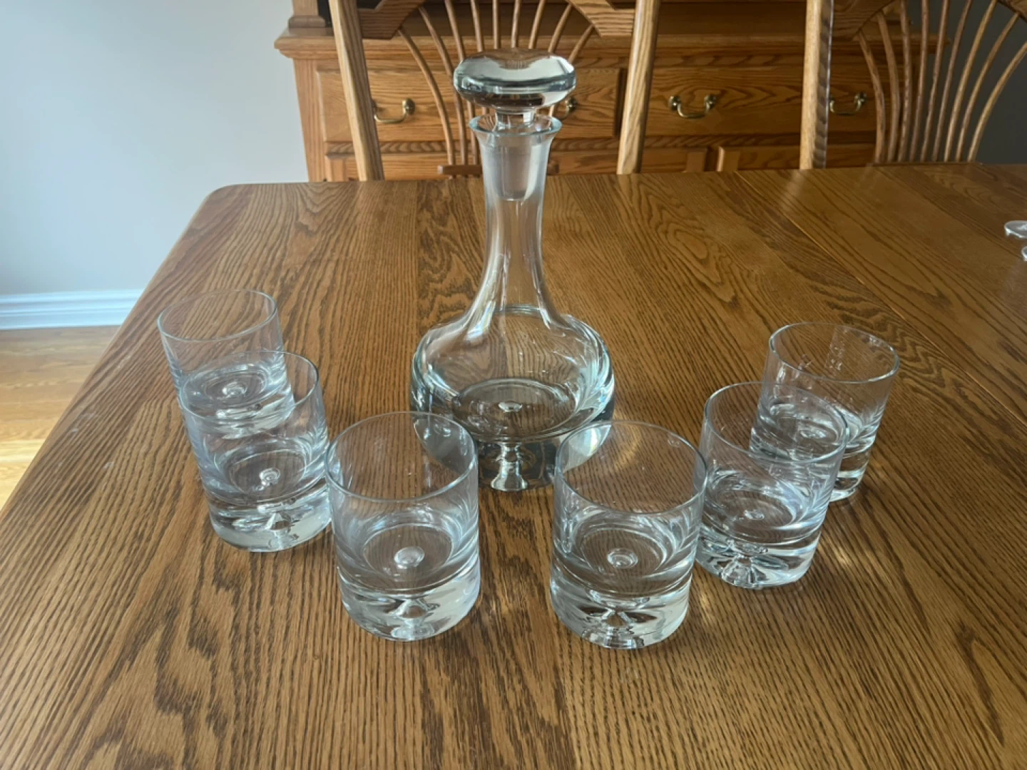 Crystal Decanter and Glasses Set