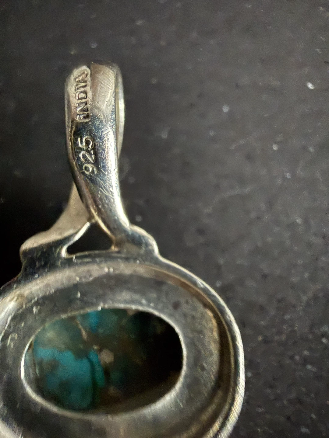 Sterling Silver Turquoise & Blue Topaz Pendant & Earrings Set - photo 2