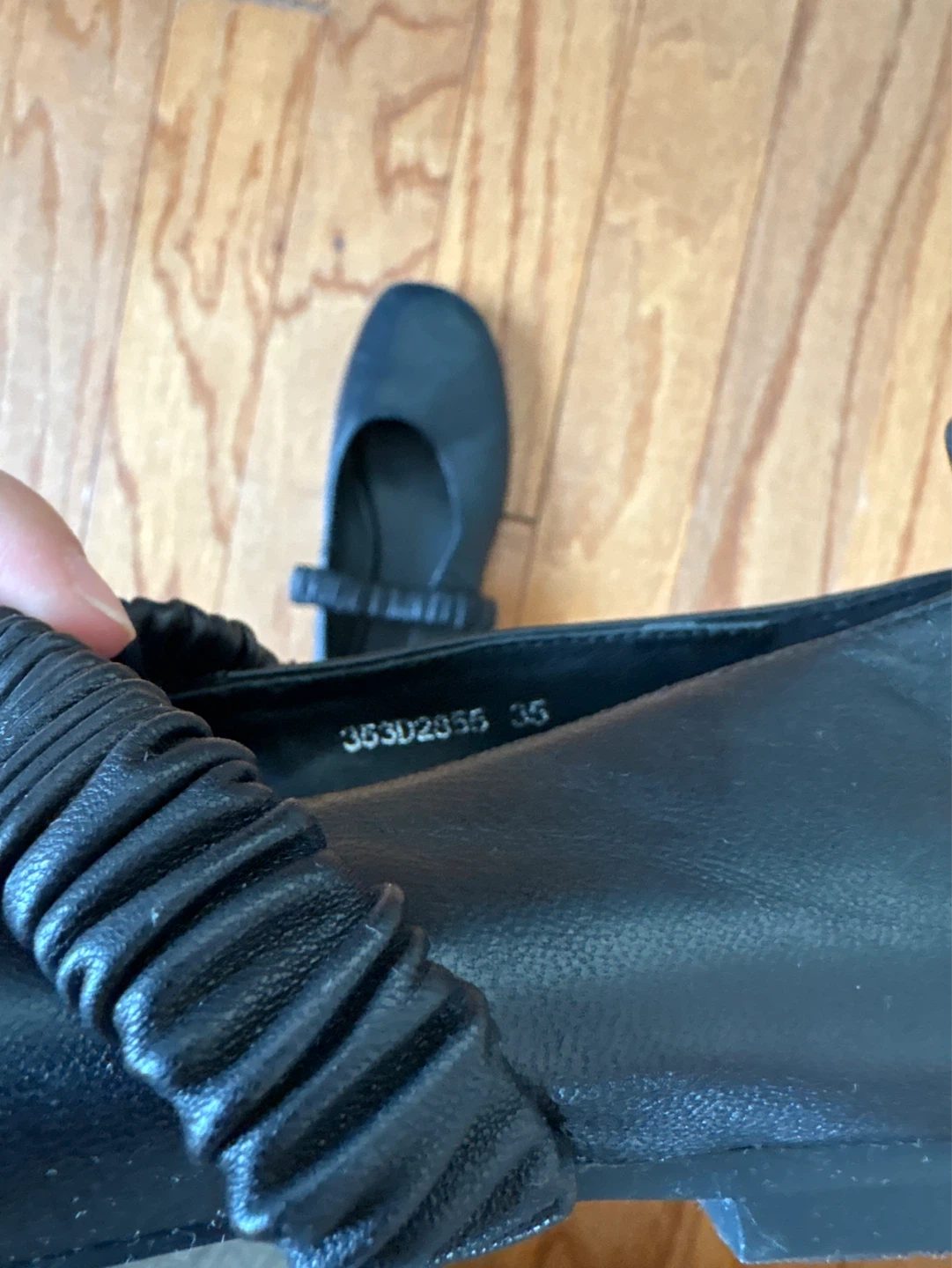 Black Ballet Flats - Size 6 - photo 3