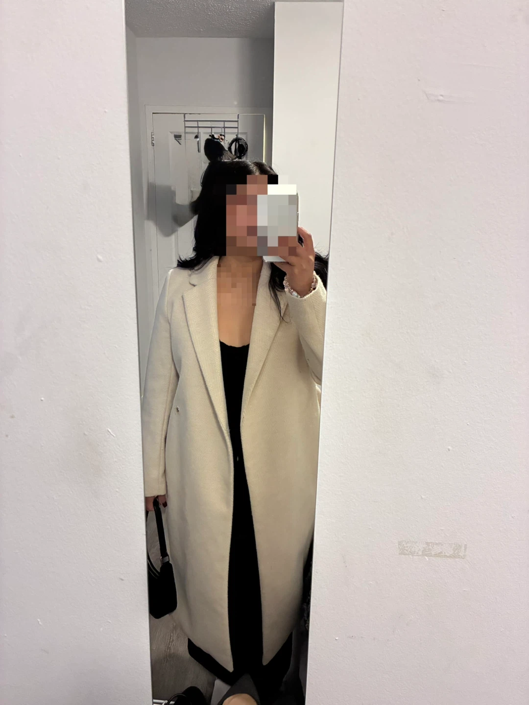 Cream Belted Coat
