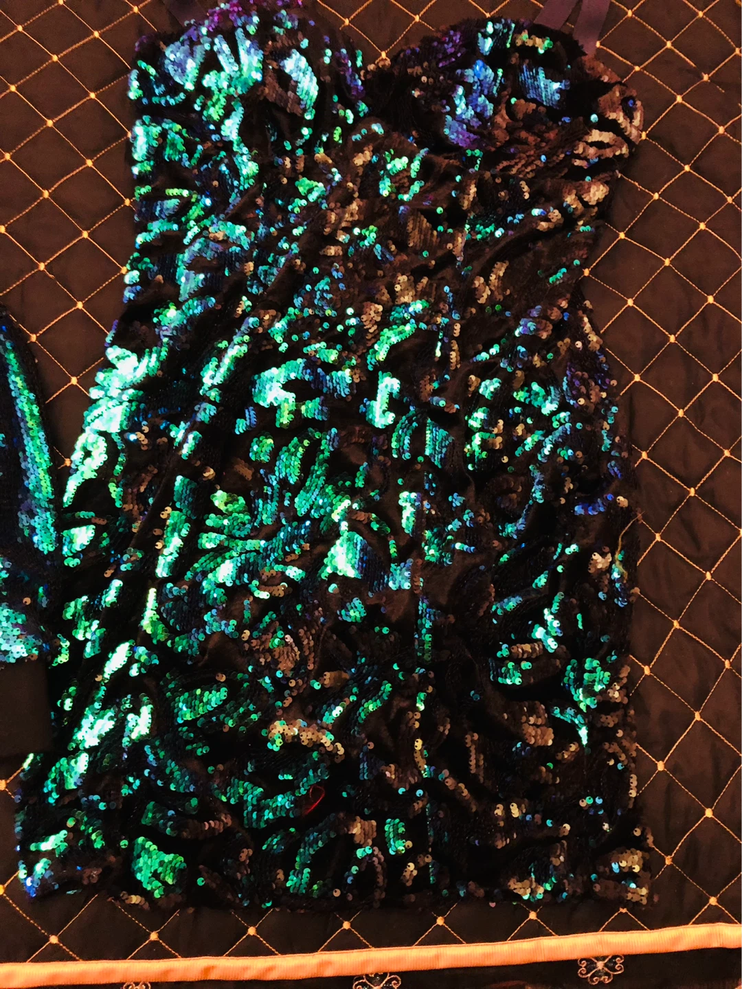 Sequin Bomber Jacket & Dress Set stretchy - photo 3