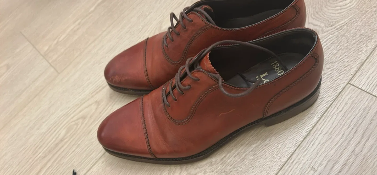 Loake Shoemakers Oxford Shoes - Brown Leather - photo 2