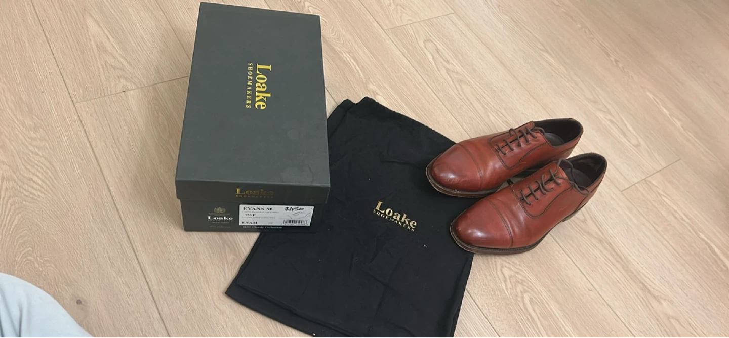 Loake Shoemakers Oxford Shoes - Brown Leather