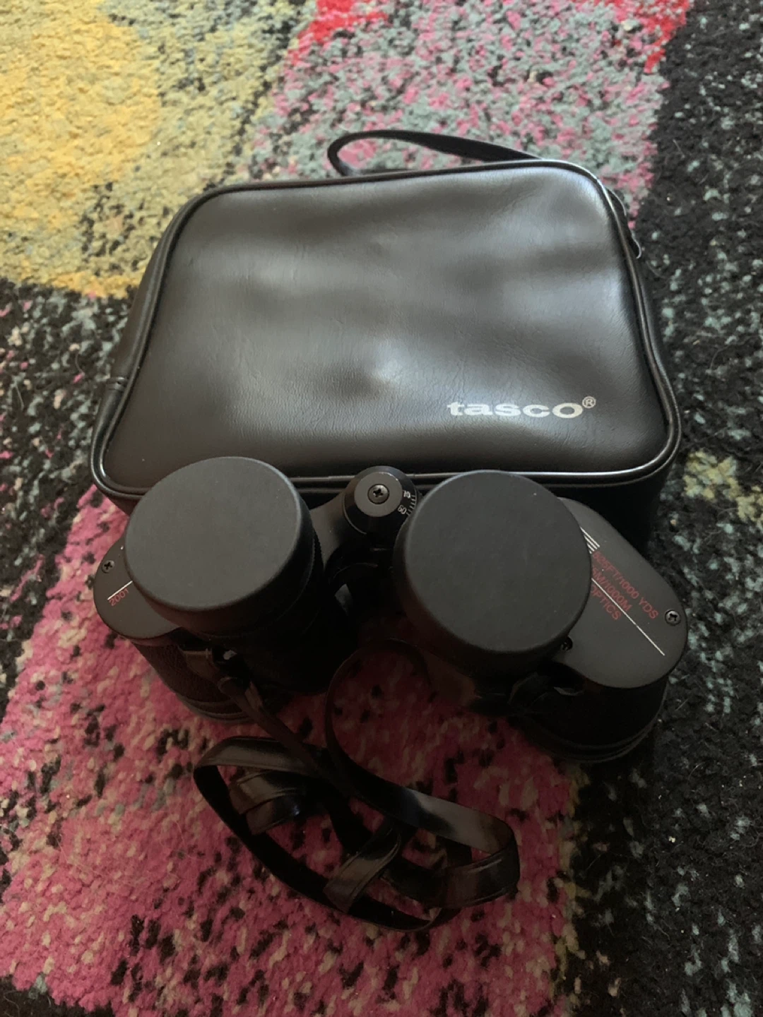 Tasco 7x35mm Zip Focus Wide Angle Binoculars with Case