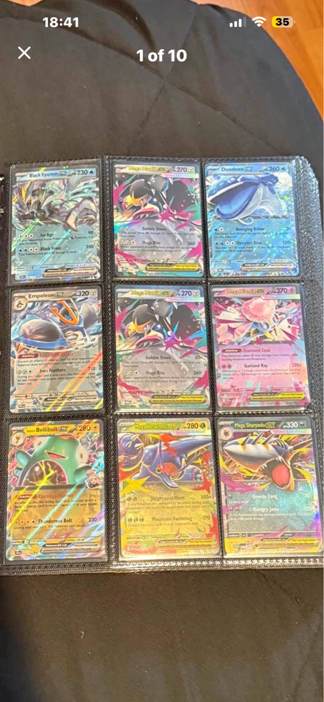 4pcs EX CARDS mystery bag