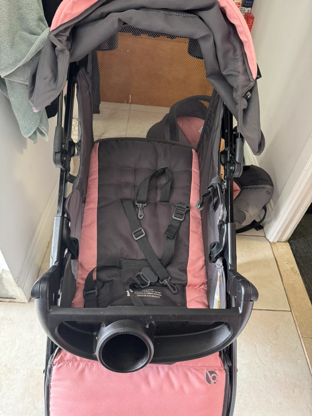 Baby Trend Stroller - Pink and Gray - photo 2