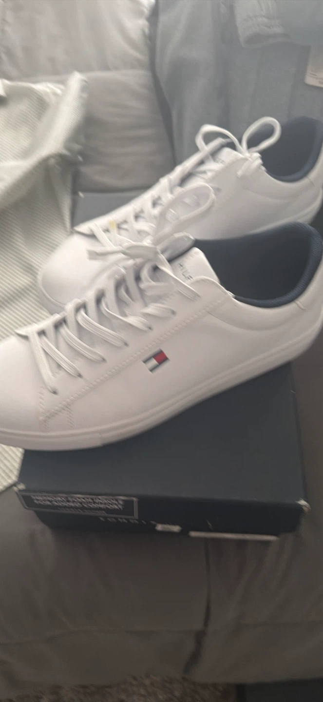 Tommy Hilfiger Men's White Sneakers