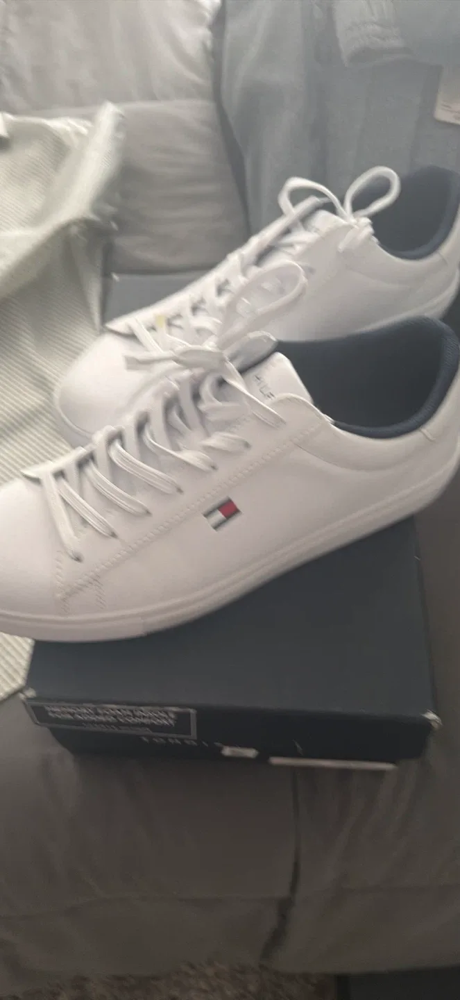Tommy Hilfiger Men's White Sneakers