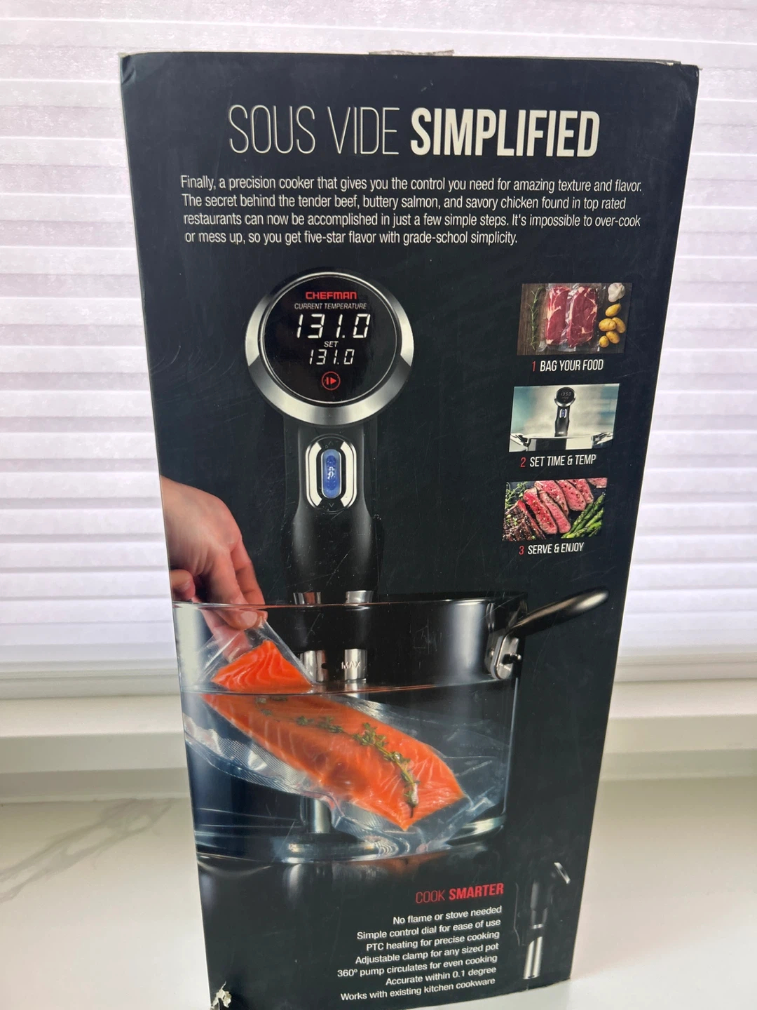 Chefman Sous Vide Precision Cooker RJ39-V2-BLACK