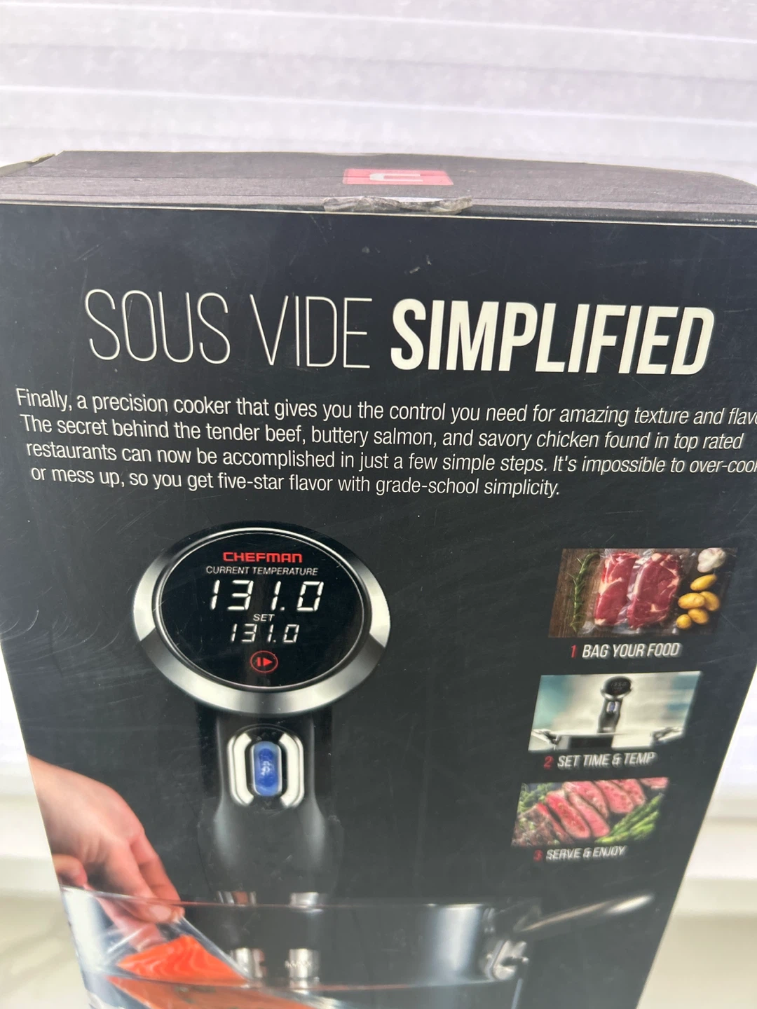 Chefman Sous Vide Precision Cooker RJ39-V2-BLACK - photo 2