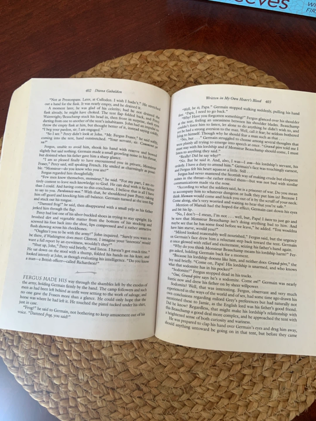 Written in My Own Heart's Blood by Diana Gabaldon Paperback Book - photo 4