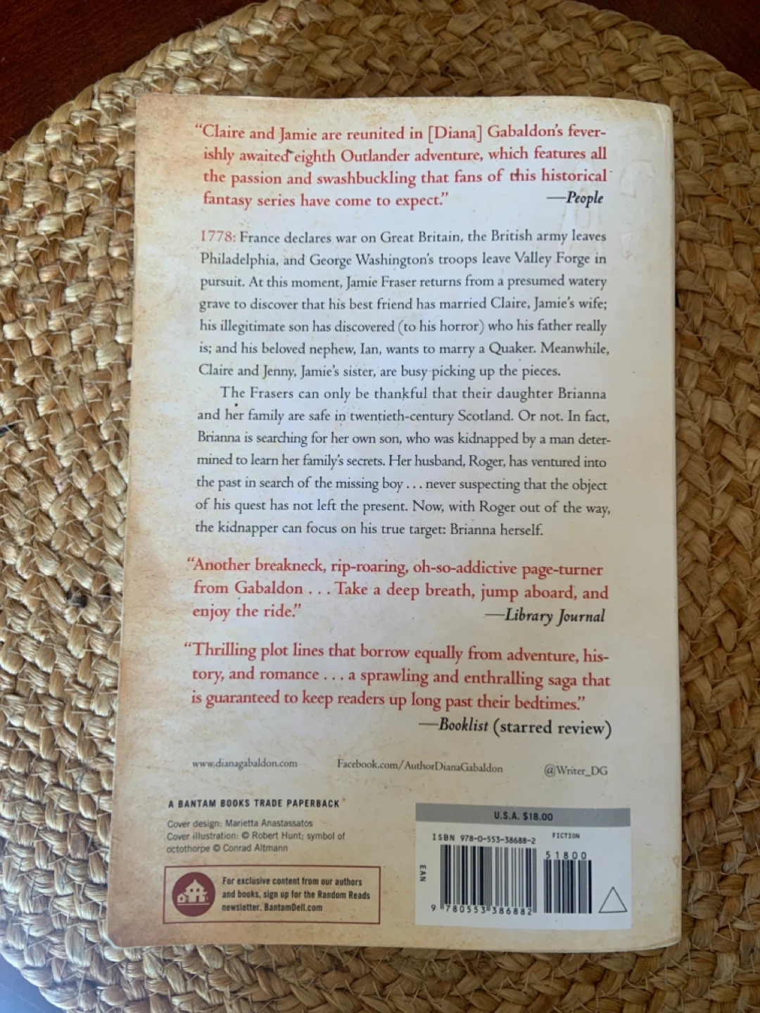 Written in My Own Heart's Blood by Diana Gabaldon Paperback Book - photo 3