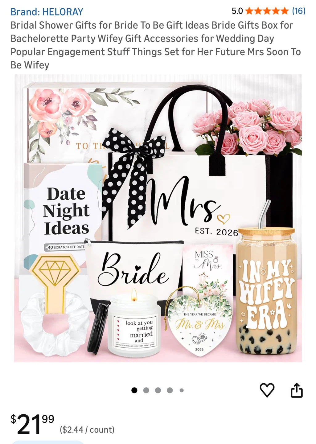 HELORAY Bride to Be Gift Box Set - photo 3