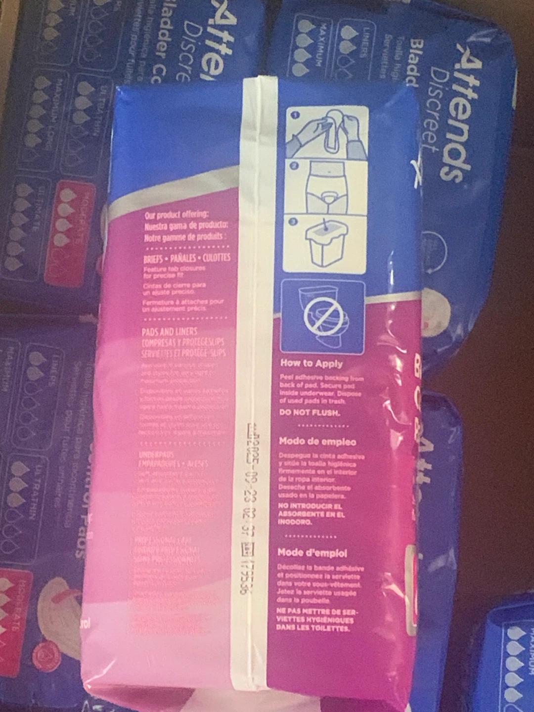 BOGO FREE Attends Discreet Bladder Control Pads Moderate - photo 3