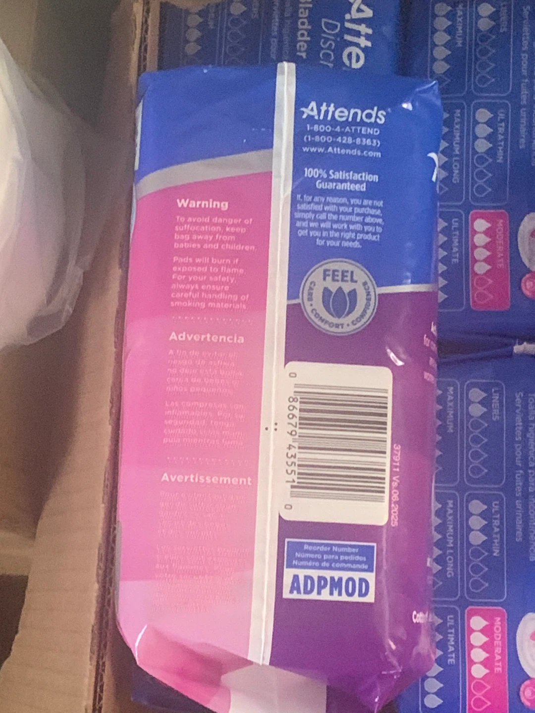 BOGO FREE Attends Discreet Bladder Control Pads Moderate - photo 4
