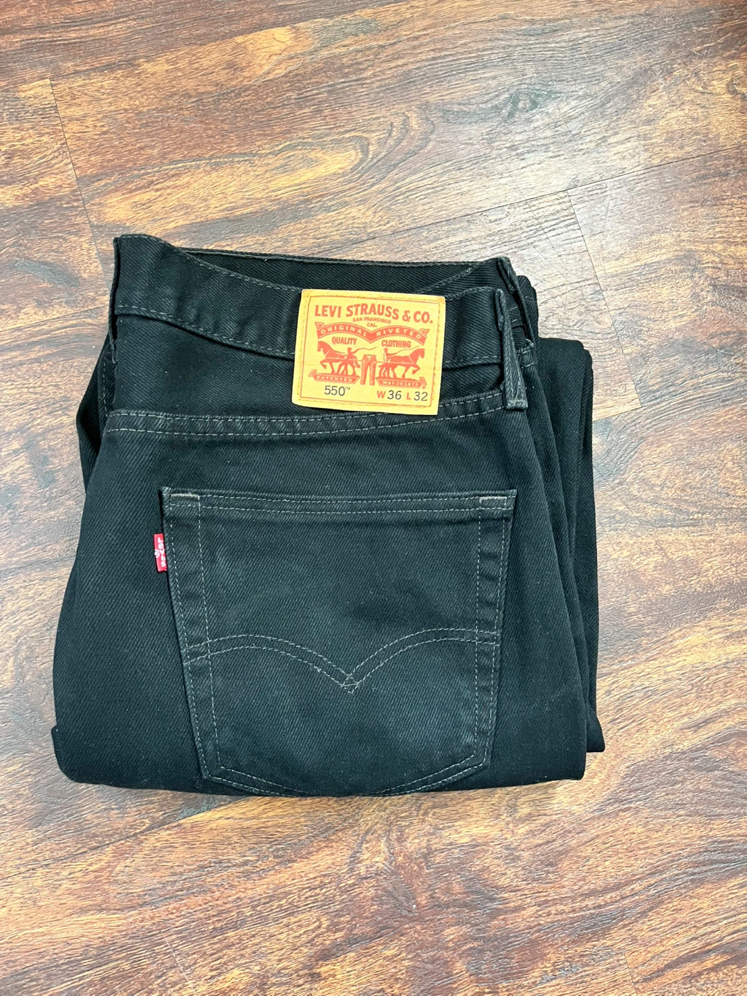 Levi's 550 Jeans Black W36 L32