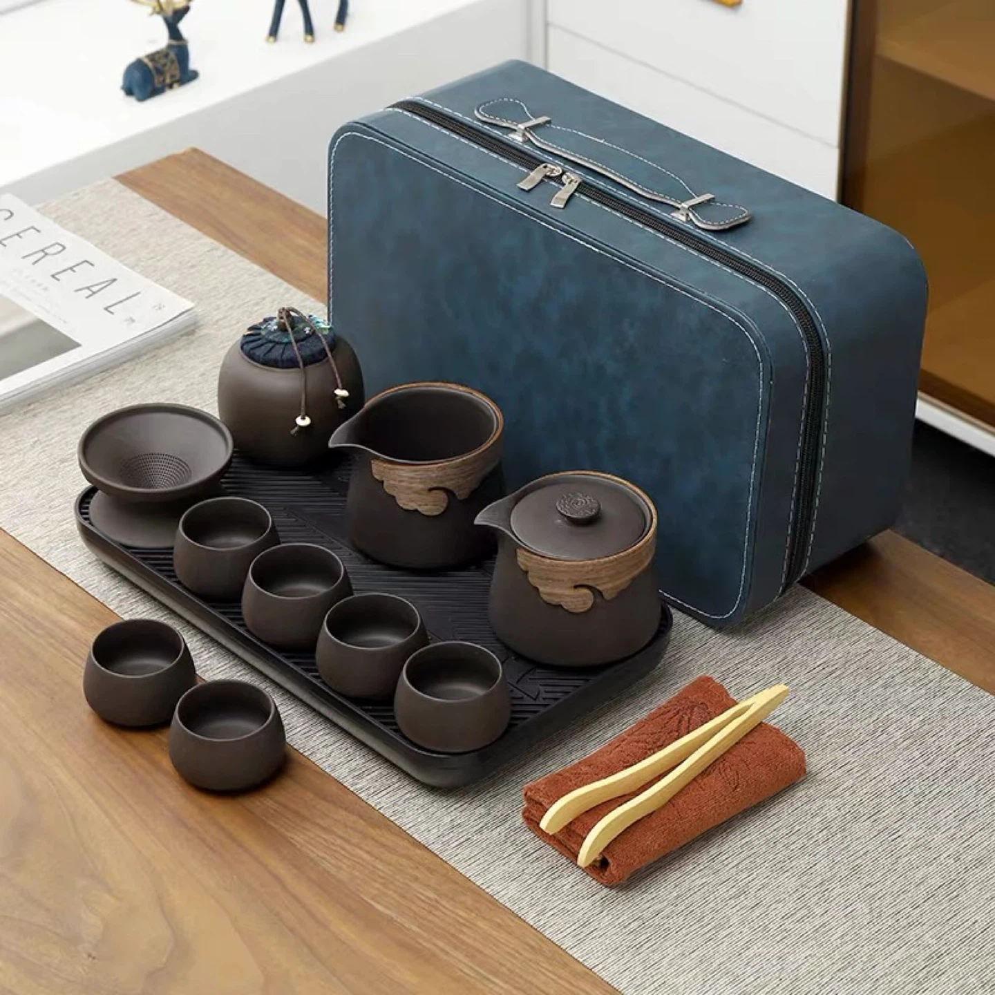 Tea Set with Case perfect gift choice