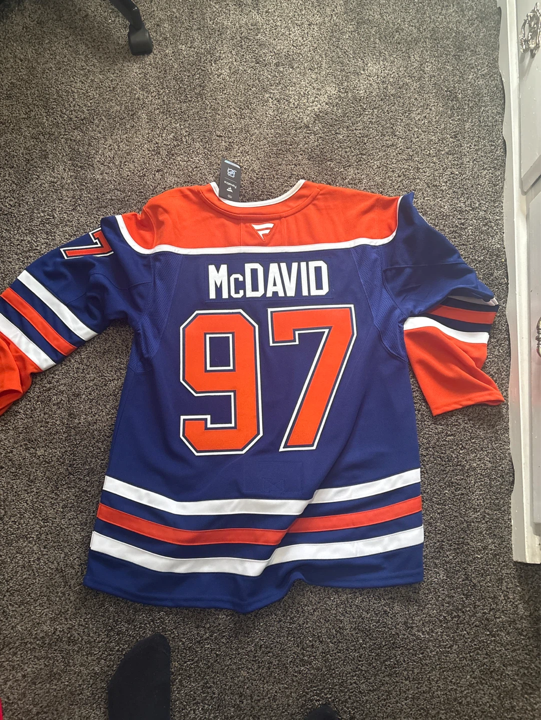 Fanatics Edmonton Oilers McDavid #97 Hockey Jersey - photo 2