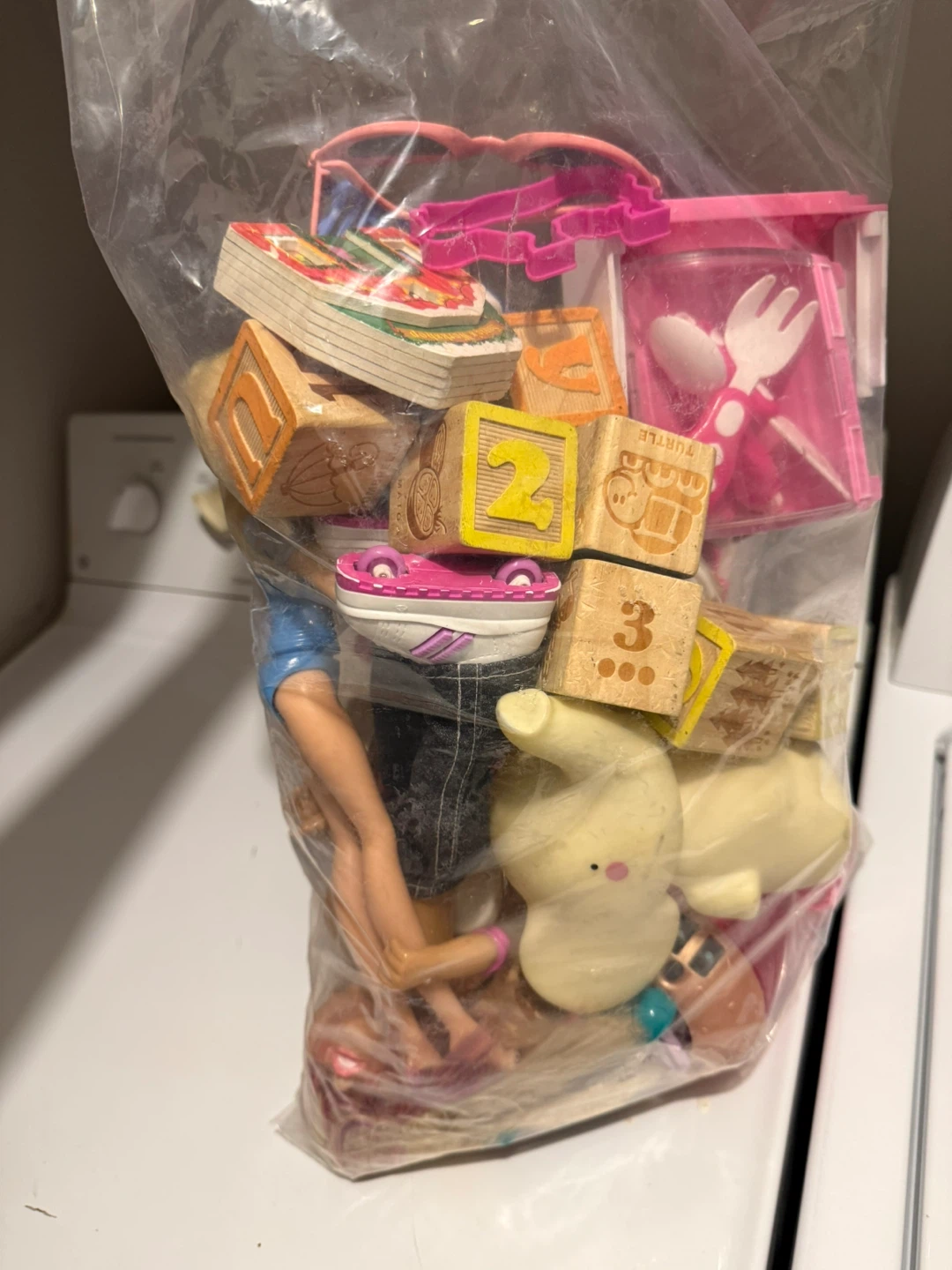 Assorted Kids Toys - Building Blocks, Doll, & Accessories