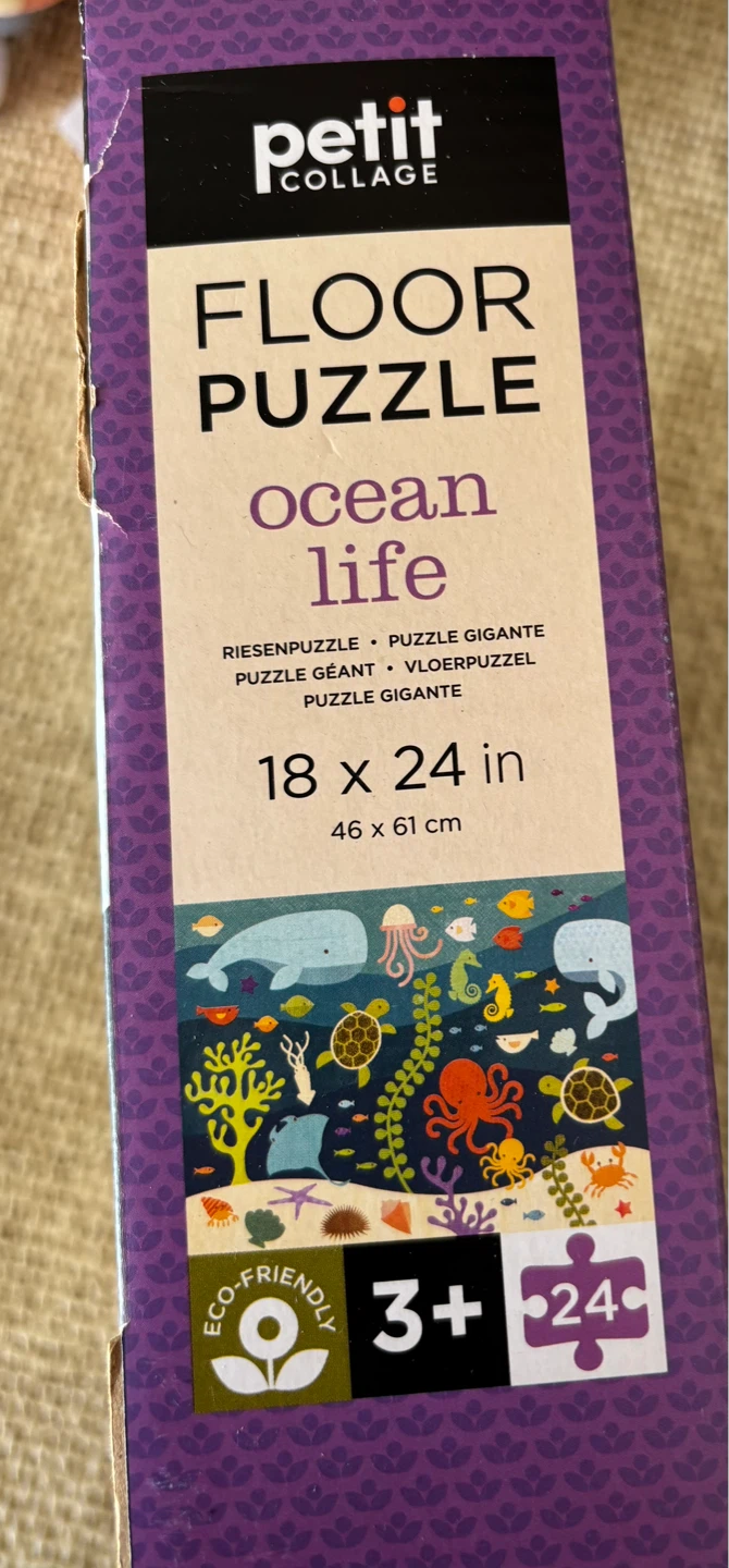 Petit Collage Floor Puzzle - Ocean Life 18x24 - photo 2