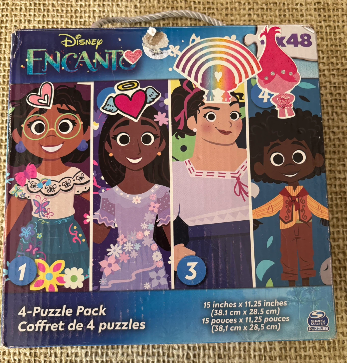 Disney Encanto 4-Puzzle Pack