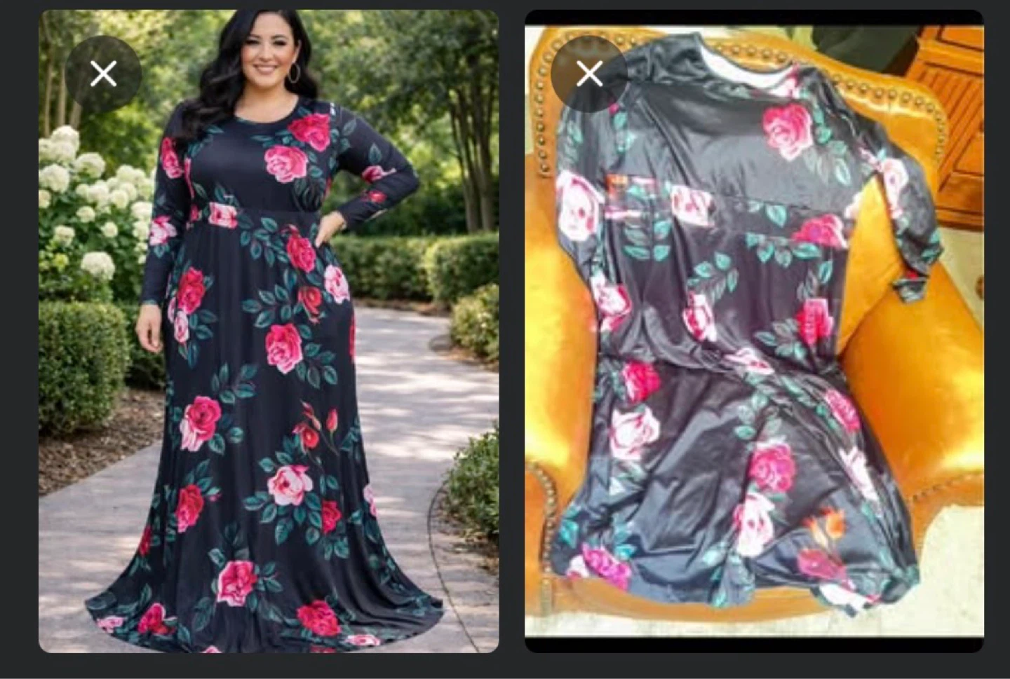 Long Sleeve Floral Maxi Dress