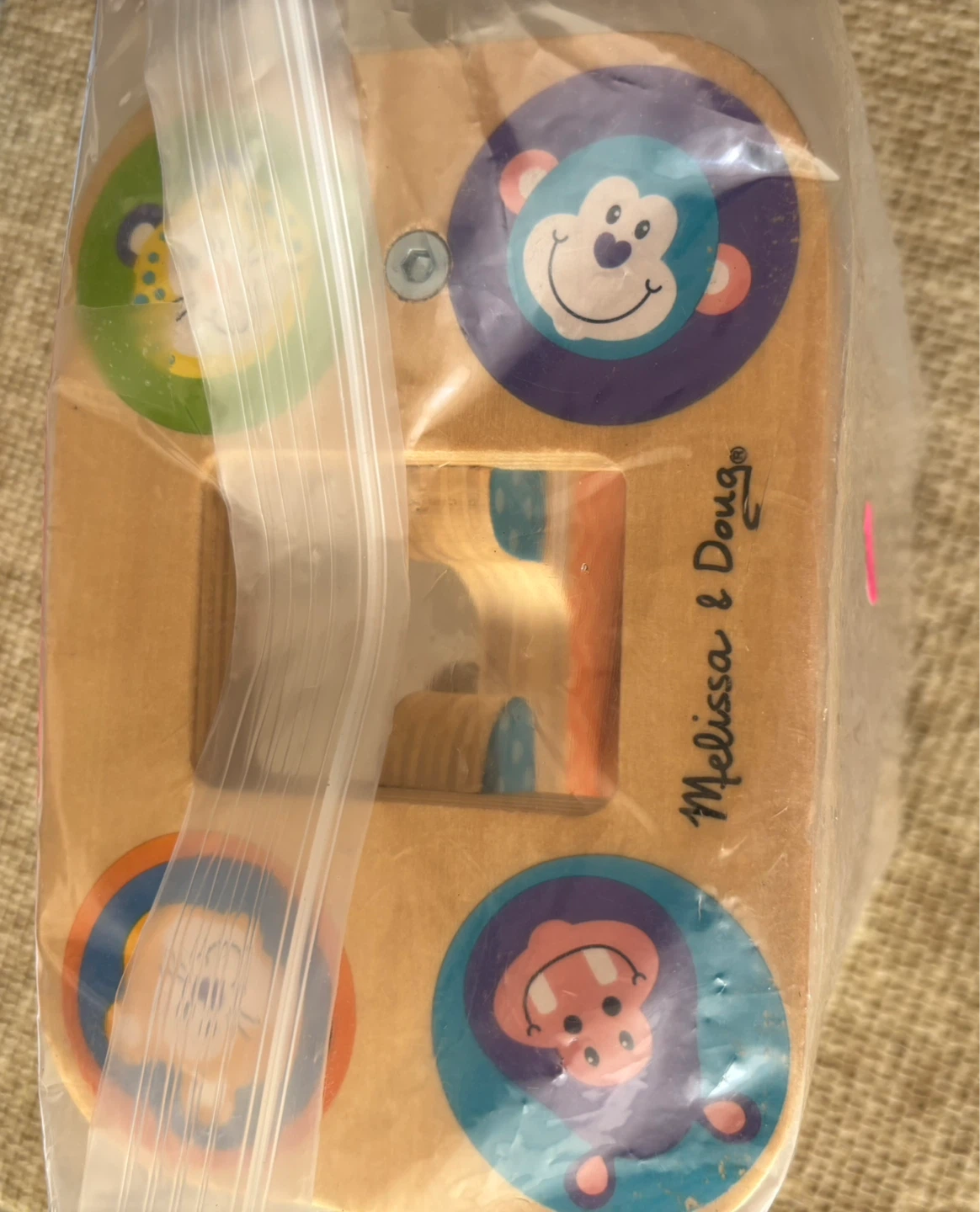 Melissa & Doug Wooden Peek-A-Boo Pull Toy - photo 2