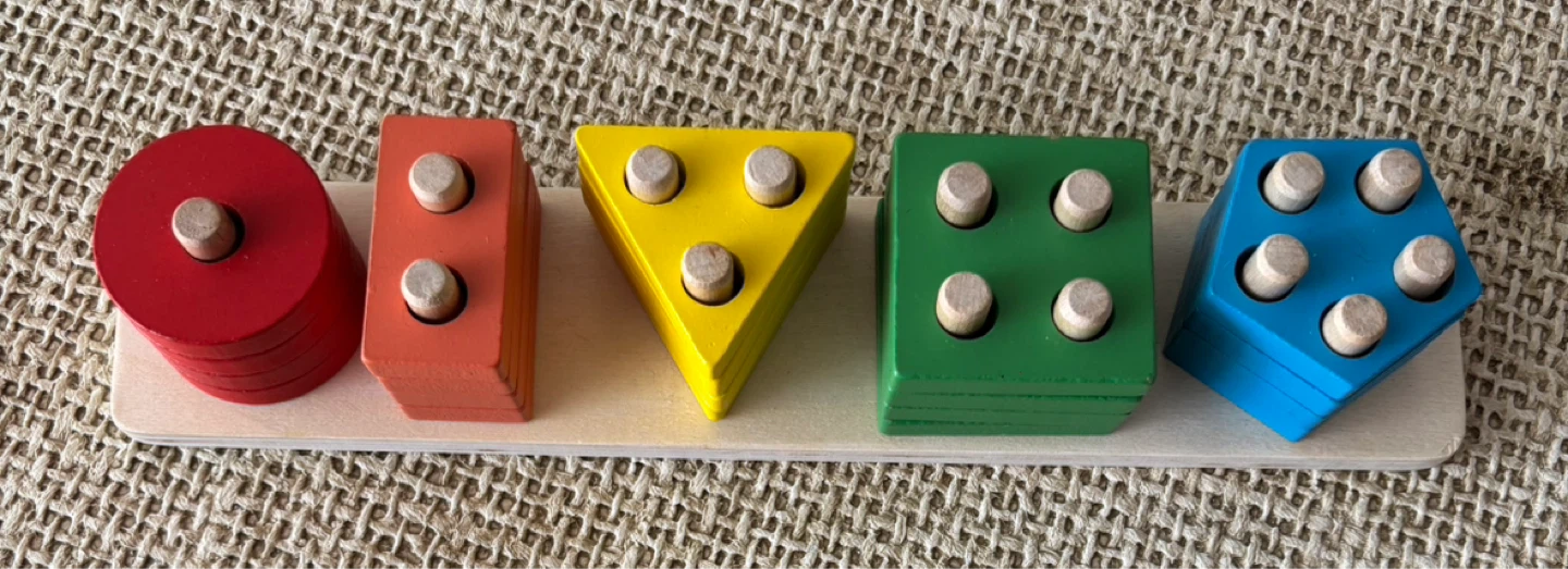 Wooden Shape Sorter Toy