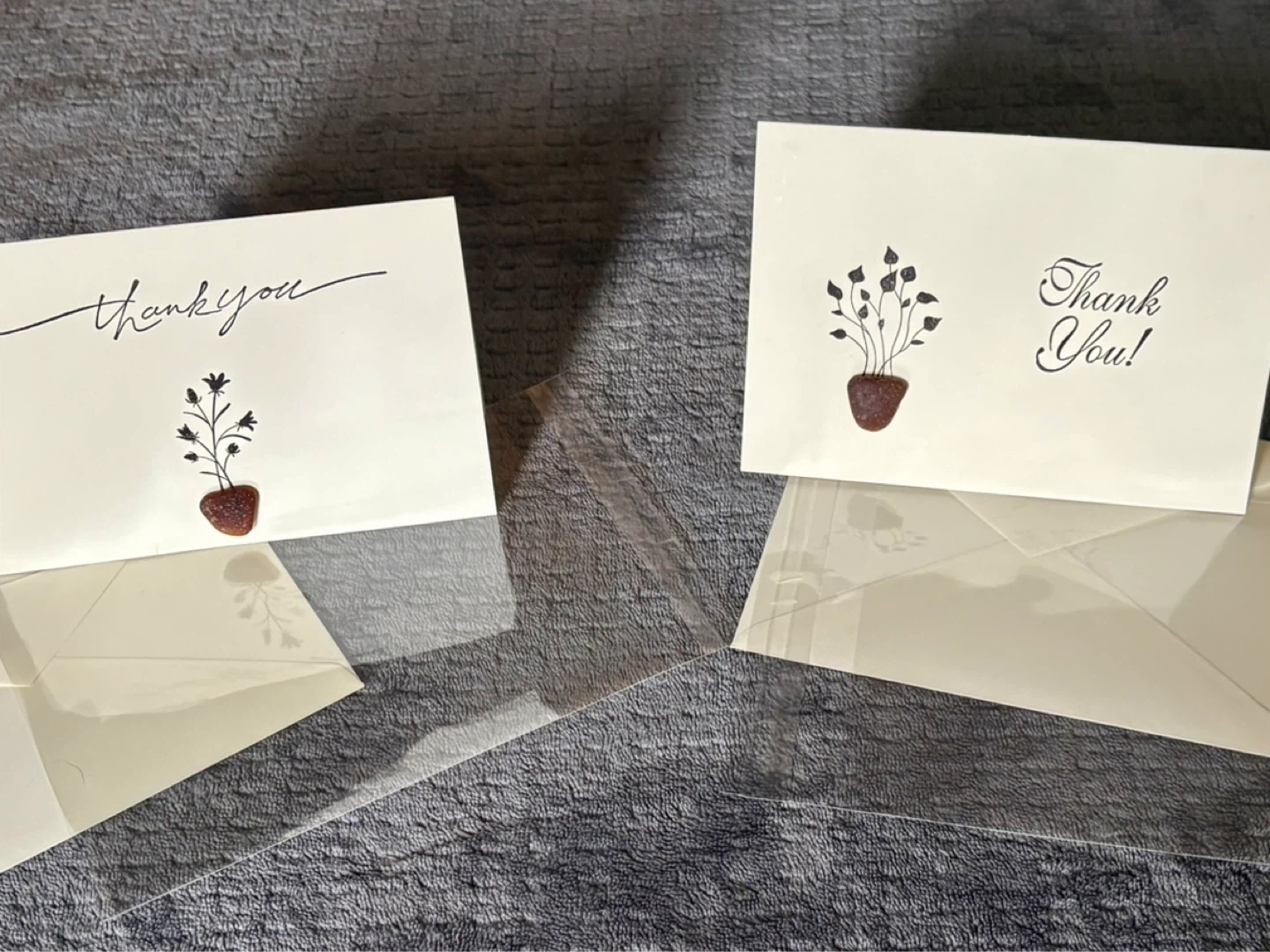 Handmade Thank You Cards- Set #1