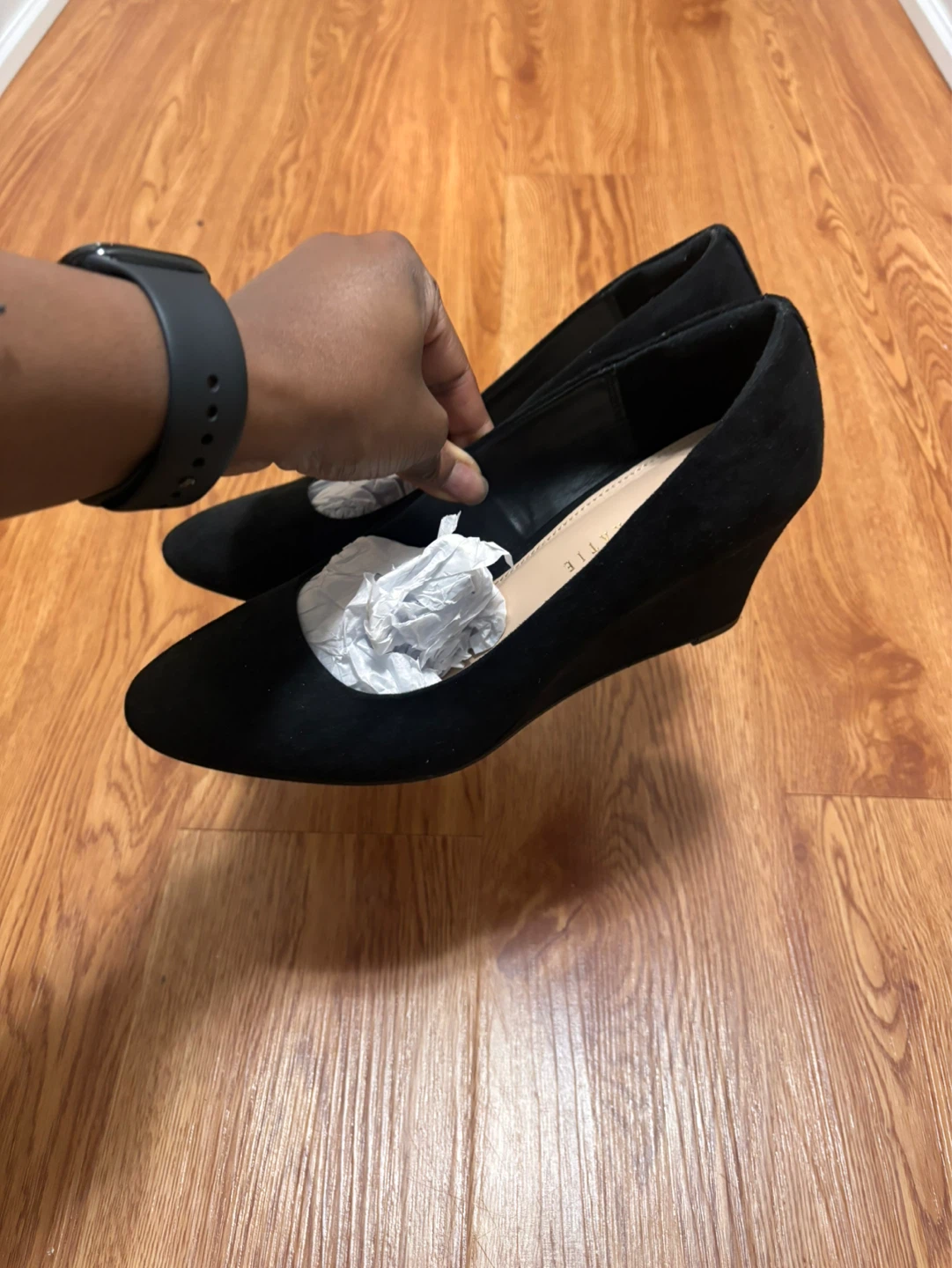 Black Wedge Heels - photo 3