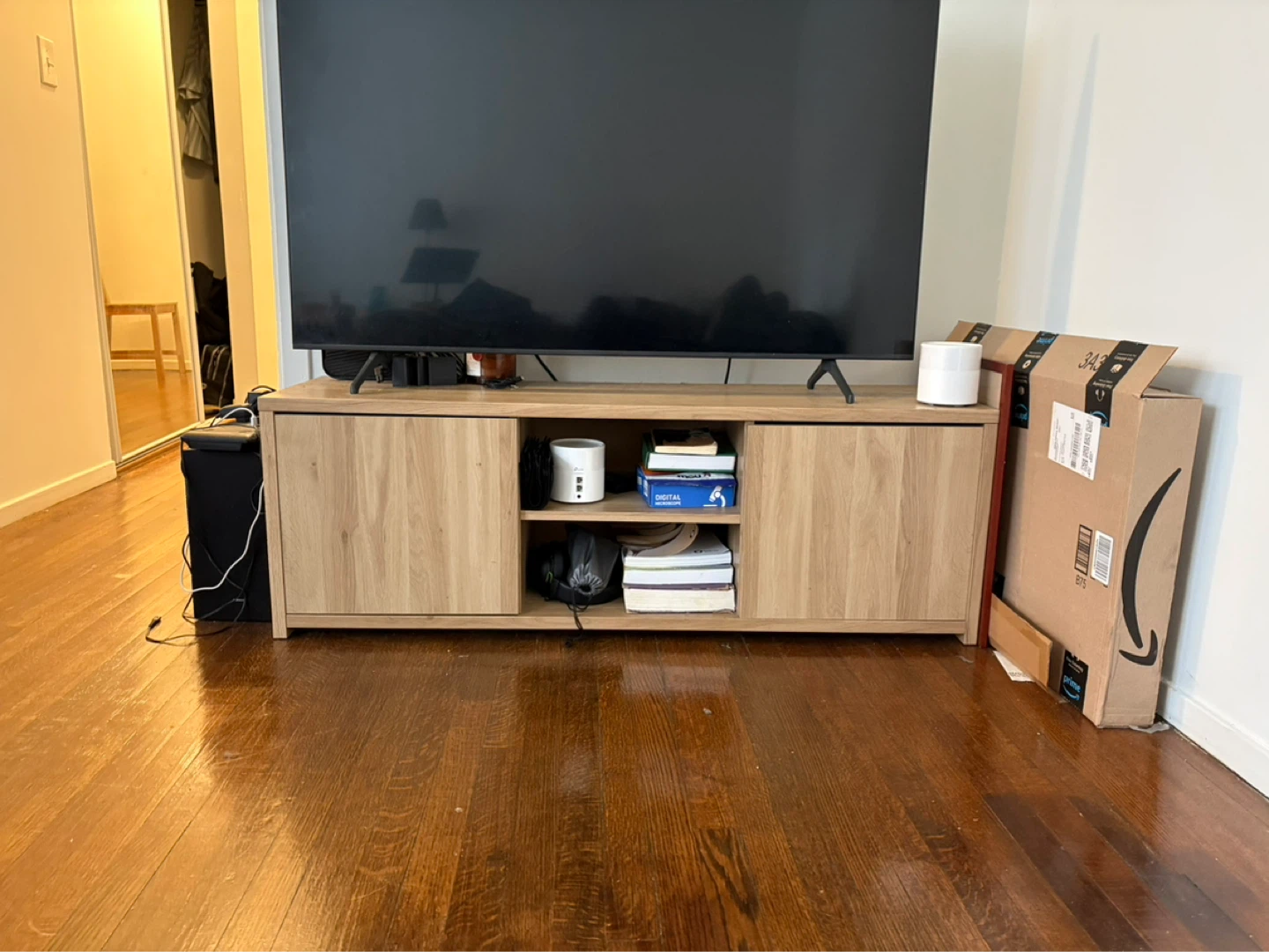Light Oak TV Stand / Media Console