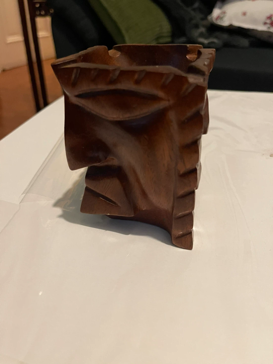 Wooden Tiki Ashtray - photo 3
