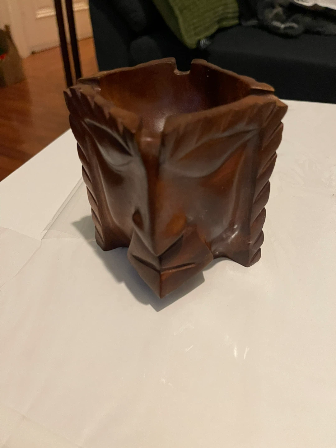 Wooden Tiki Ashtray - photo 5