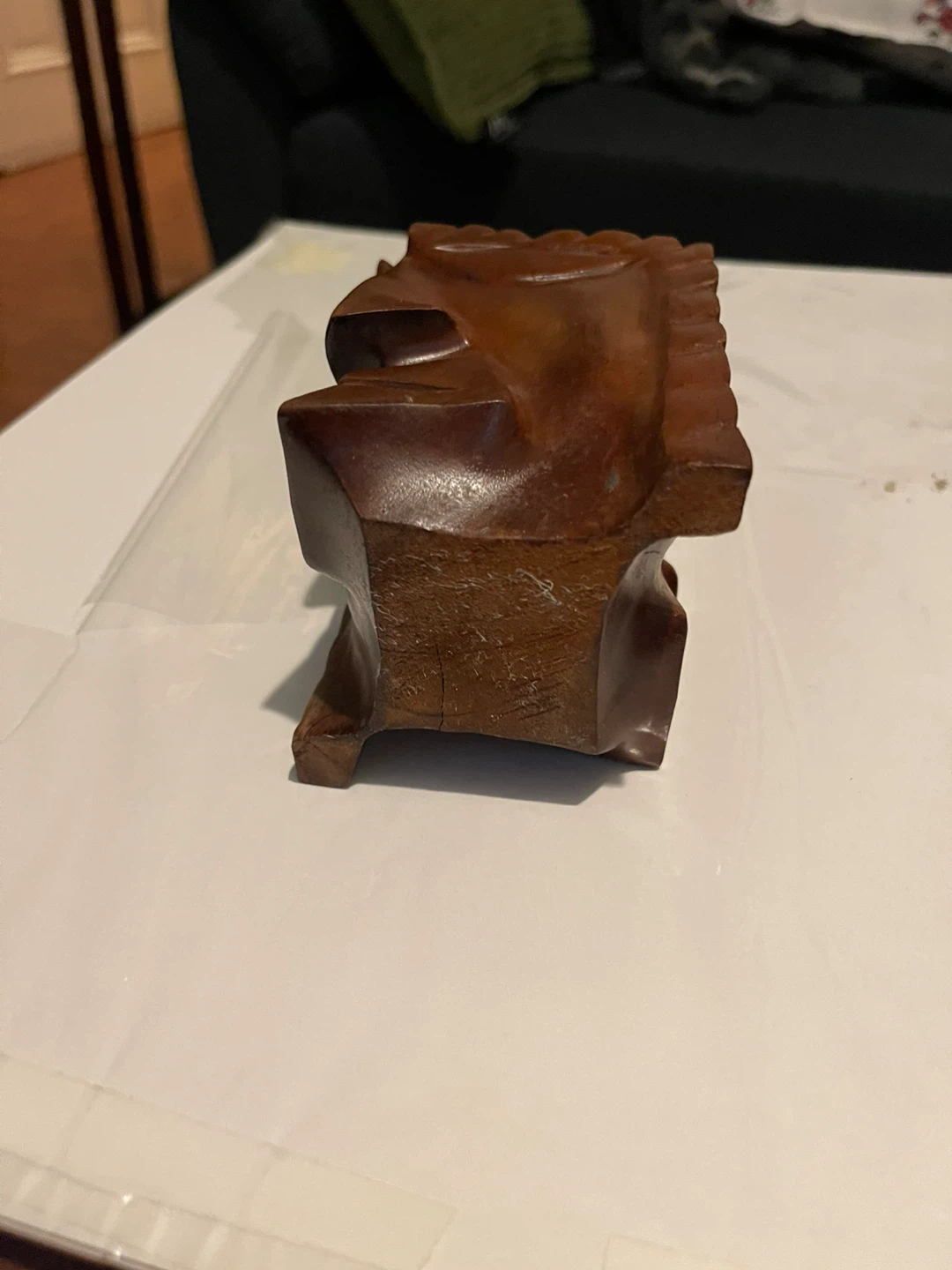 Wooden Tiki Ashtray - photo 2