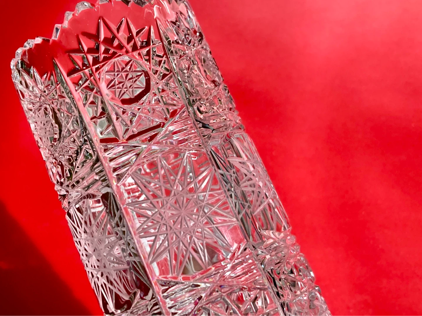 Vintage Czech Bohemia Crystal Vase - photo 3