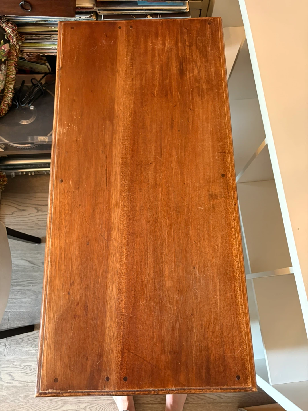 Wooden Desk with Two Drawers - photo 5