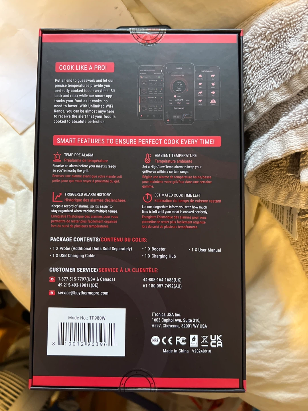 ThermoPro TempSpike Pro Truly Wireless WiFi Meat Thermometer - photo 2
